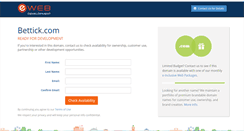Desktop Screenshot of bettick.com